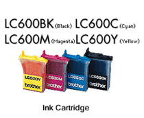 LC600C Cartuc.Ink-Jet ciano dur.450pg**